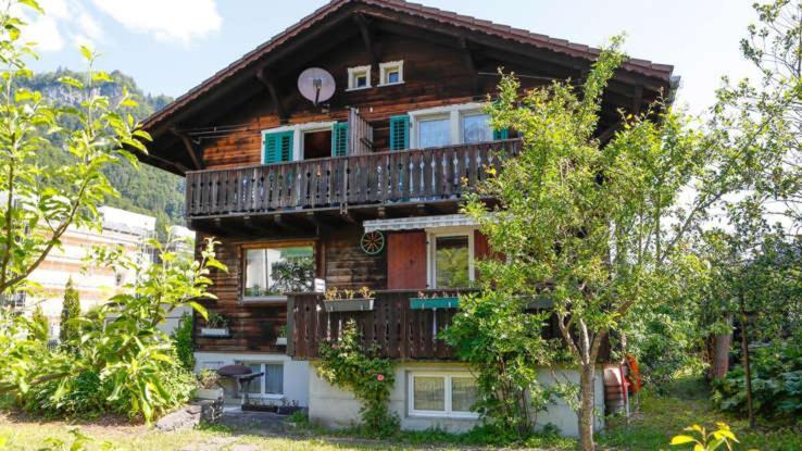 Vila Diese Einfache Unterkunft- Bergheimat Ist Nur Fuer Backpacker- Rucksacktouristen Und Radfahrer - Huettenfeeling Im Backpackerhoues- Ganz Einfach - Ganz Unkompliziert - Ganz Relaxd Linthal Exteriér fotografie
